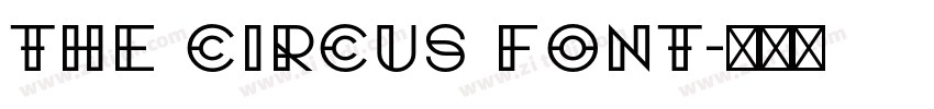 The Circus Font字体转换